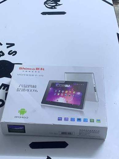 تبلت شینکو مدل P970 | پردازنده ۸ هسته‌ای | صفحه‌نمایش دازه: ۱۰.۱ اینچ .حافظه داخلی ۶۴گیگ  رم ۴گیگ