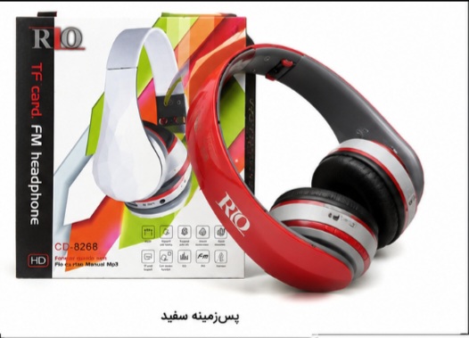 هدفون بی‌سیم RQ مدل CD-8268 | بلوتوثی، رادیو FM، کارت حافظه TF و AUX