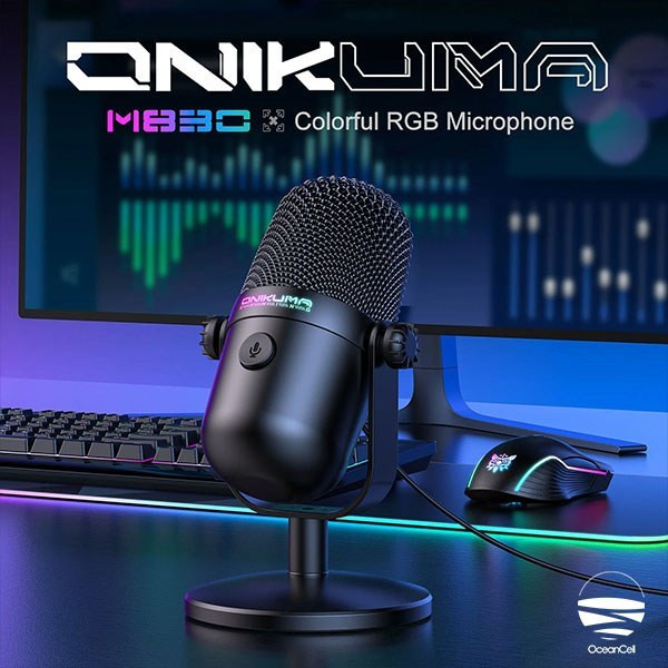 میکروفون رومیزی اونیکوما M830 مدل M830 | میکروفون گیمینگ USB