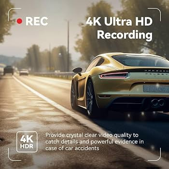دوربین آینهای داشبورد Pelsee P10 Pro سایز 10 اینچ با کیفیت 4K، ADAS و BSD