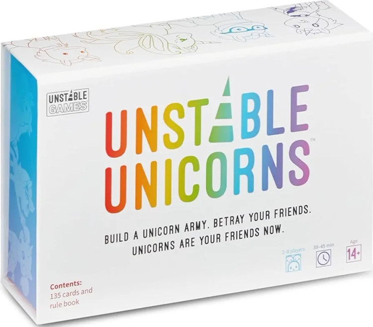 بازی کارتی آنستبل یونیکورنز | Unstable Unicorns | بازی استراتژیک و رقابتی