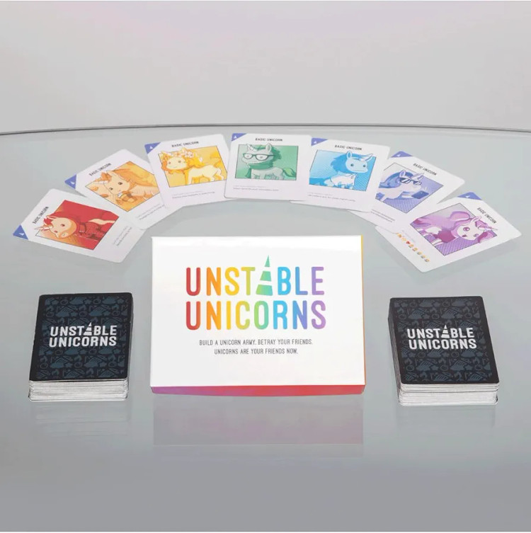 بازی کارتی آنستبل یونیکورنز | Unstable Unicorns | بازی استراتژیک و رقابتی