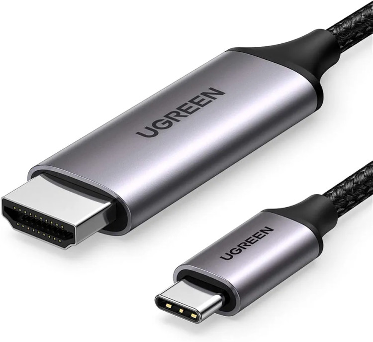 کابل تبدیل تایپ C به HDMI با روکش بافتهشده
