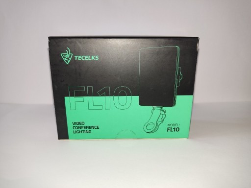 چراغ LED وبکم و تولید محتوا Tecelks مدل FL10 کلیپسی قابل شارژ