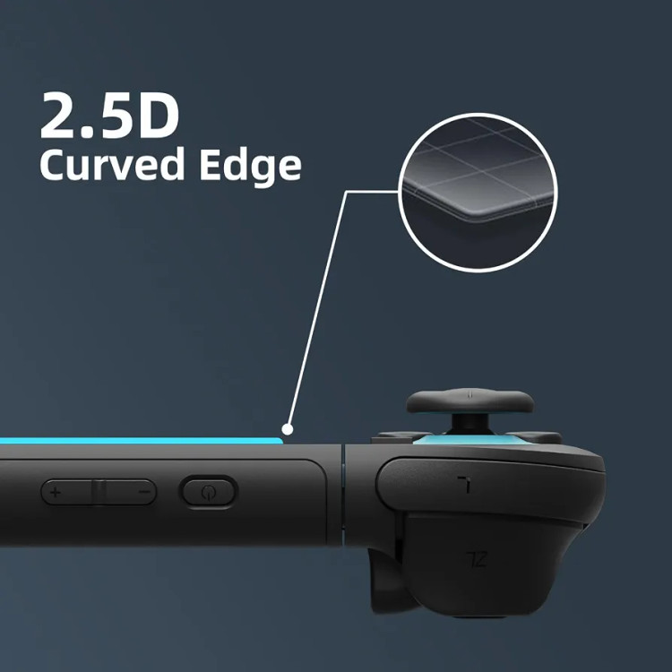 محافظ صفحه نمایش شیشهای Nintendo Switch 2 مدل Savage Raven by Skull & Co. با نصب آسان EZ-Install – بسته ۲ عددی