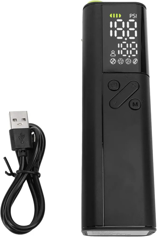 پمپ باد برقی چندمنظوره توپ 3 تا 18 PSI با نمایشگر LED و گیج فشار دقیق