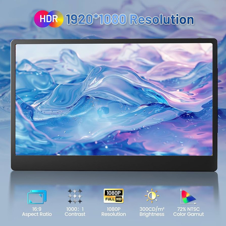 مانیتور اکسترنال لپتاپ Cenerius مدل 14.2 اینچ Full HD