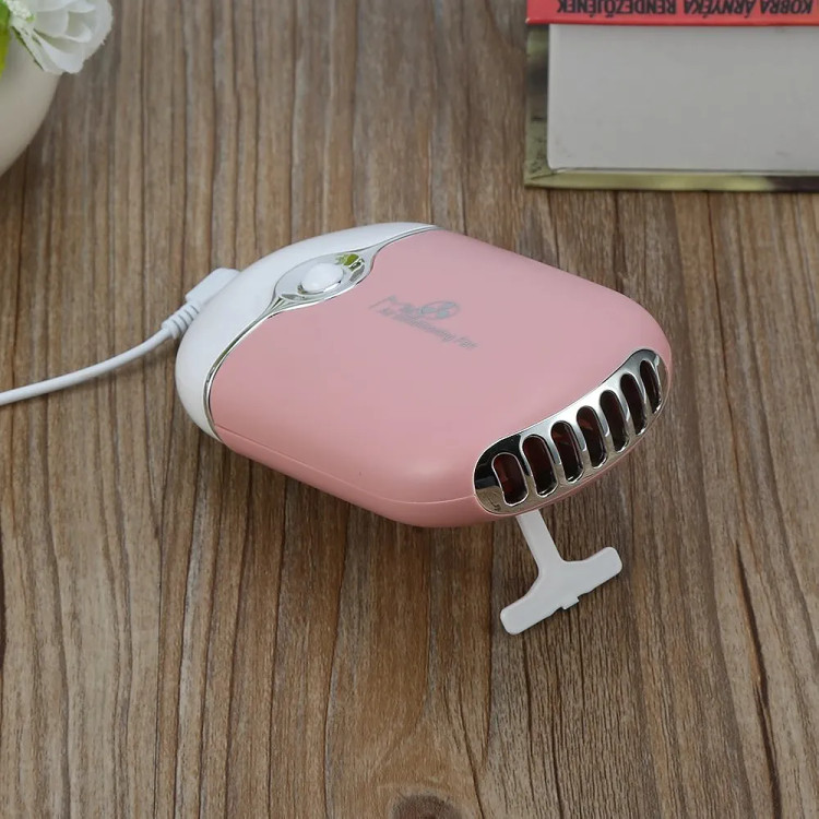 پنکه دستی مینی USB قابل حمل صورتی | فن خنککننده شخصی کوچک برای خشک کردن لاک و اکستنشن مژه