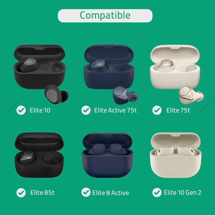 کابل شارژ USB-A به USB-C جابرا GEEKRIA، سازگار با Elite 10 Gen 2، Elite 10، Elite 8 Active، Elite 85t و Elite 7 Pro، بسته ۲ عددی