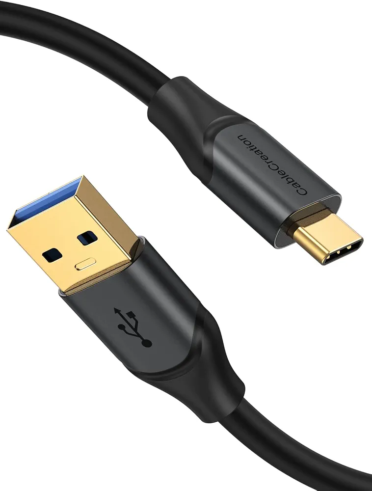 کابل USB-C به USB-A کِیبل‌کرییشن مدل CC1046، USB 3.1 Gen 2 با سرعت 10Gbps و شارژ 3 آمپر، 1.5 متر
