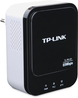 آداپتور شبکه پاورلاین تی‌پی‌لینک TL-PA101 با سرعت 85Mbps