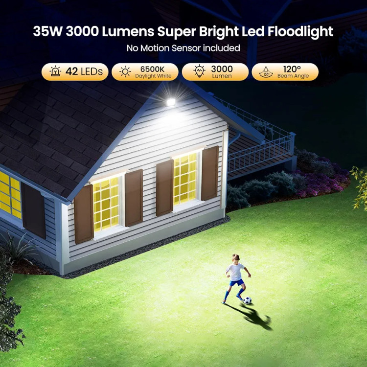 پروژکتور LED فضای باز 50 وات مدل 64000013 با استاندارد ضد آب IP66 پک دو عدد