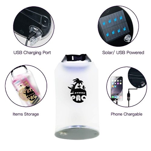 چراغ فانوسی LED ونوس مدل Paq، خورشیدی و USB