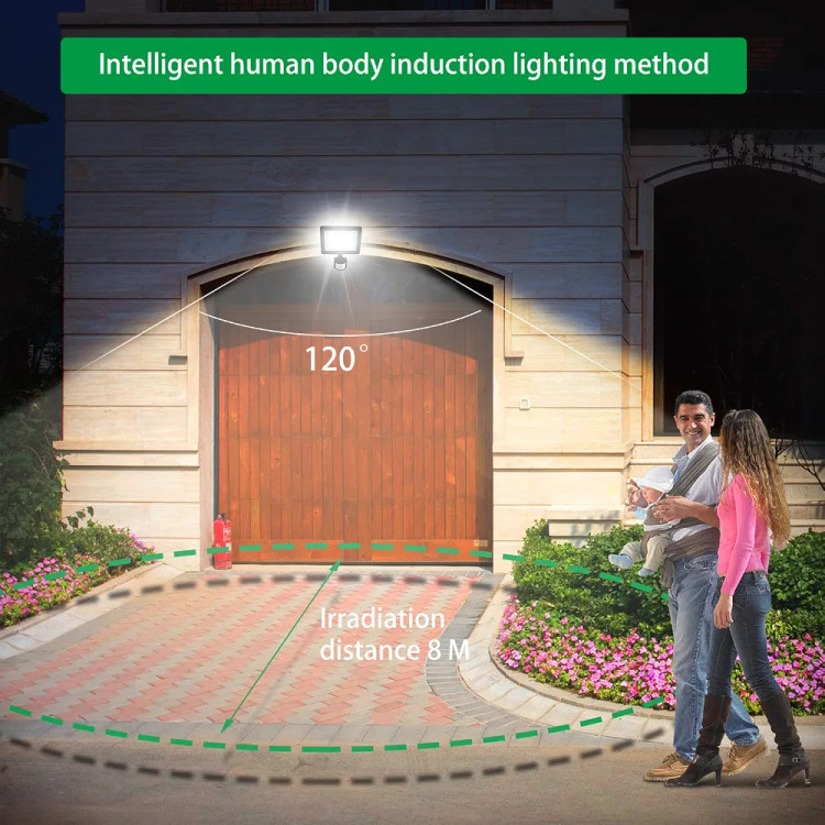 پروژکتور LED فضای باز ۱۰ وات CLY با سنسور حرکتی، نور ۸۵۰ لومن و استاندارد ضدآب IP66