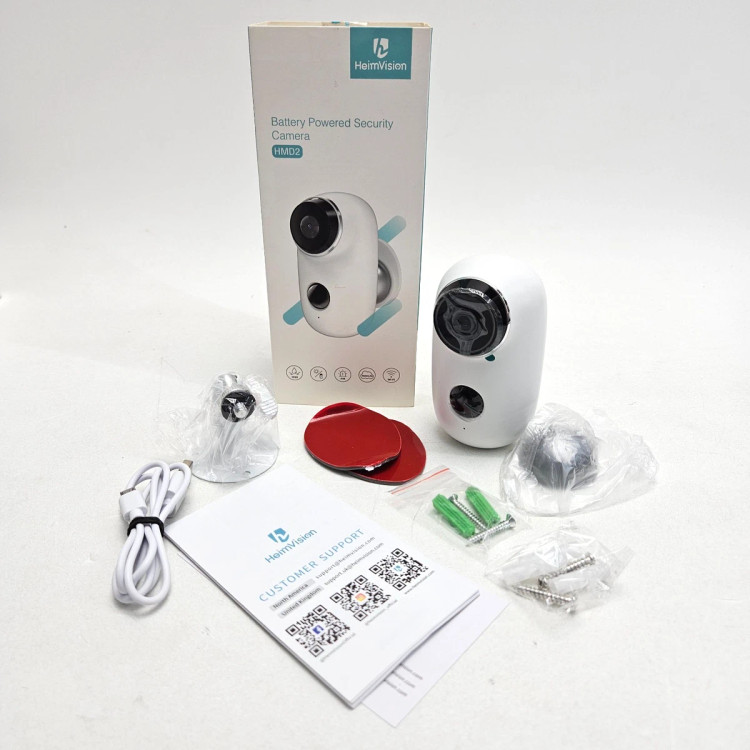 دوربین امنیتی بیسیم HeimVision HMD2 با باتری 6000mAh، کیفیت 1080P و دید در شب