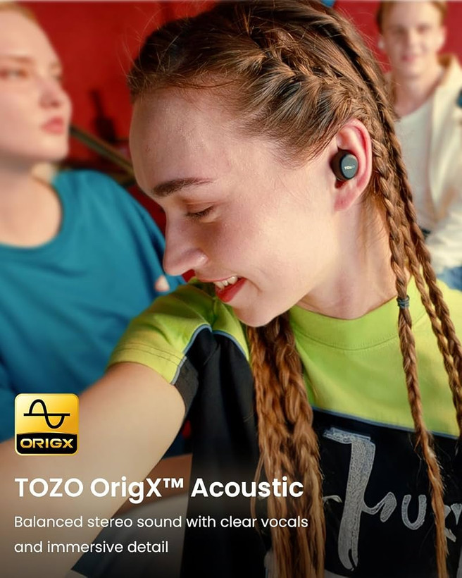هدفون بلوتوث بیسیم توگوشی TOZO A1 با کنترل اپلیکیشن