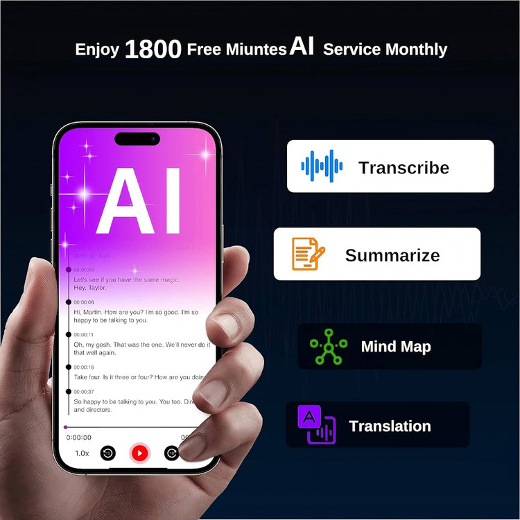 ضبط کننده صدا هوشمند FOCASE REC با هوش مصنوعی