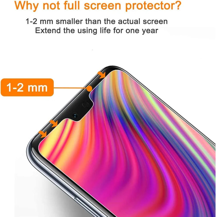 محافظ صفحه نمایش شیشهای هواوی P20 Pro مدل 9H ضدخش و ضد اثر انگشت – بسته ۲ عددی