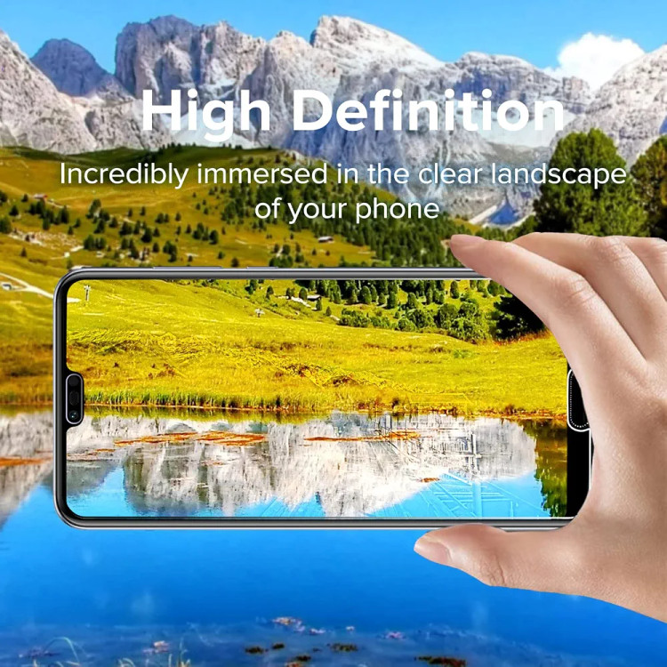 محافظ صفحه نمایش شیشهای هواوی P20 Pro مدل 9H ضدخش و ضد اثر انگشت – بسته ۲ عددی