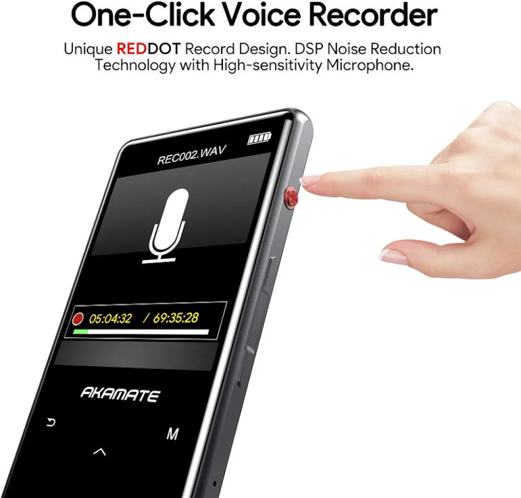 پخشکننده موسیقی MP3 با حافظه 16 گیگابایت، بلوتوث 4.2 و رادیو FM