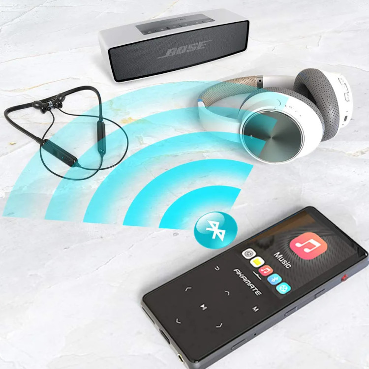 پخشکننده موسیقی MP3 با حافظه 16 گیگابایت، بلوتوث 4.2 و رادیو FM
