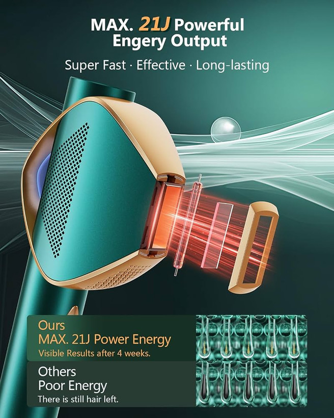 دستگاه IPL لیزر موهای زائد دپلایت با فناوری IGBT، فلش سریع 0.8 ثانیه، 3 حالت انرژی و فلش نامحدود