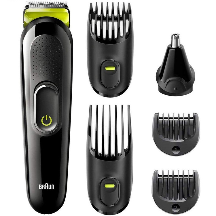 ماشین اصلاح چندکاره براون Braun MGK 3021، ۶ کاره، شارژی و مناسب اصلاح صورت و مو