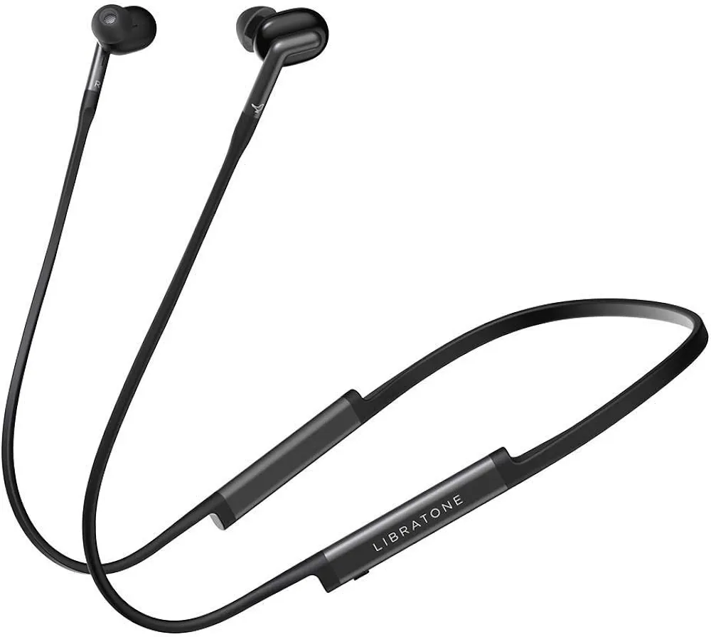 هدفون بی‌سیم داخل‌گوشی Libratone TRACK+ با حذف نویز هوشمند، بلوتوث 4.1 و باتری 8 ساعته – مشکی Stormy