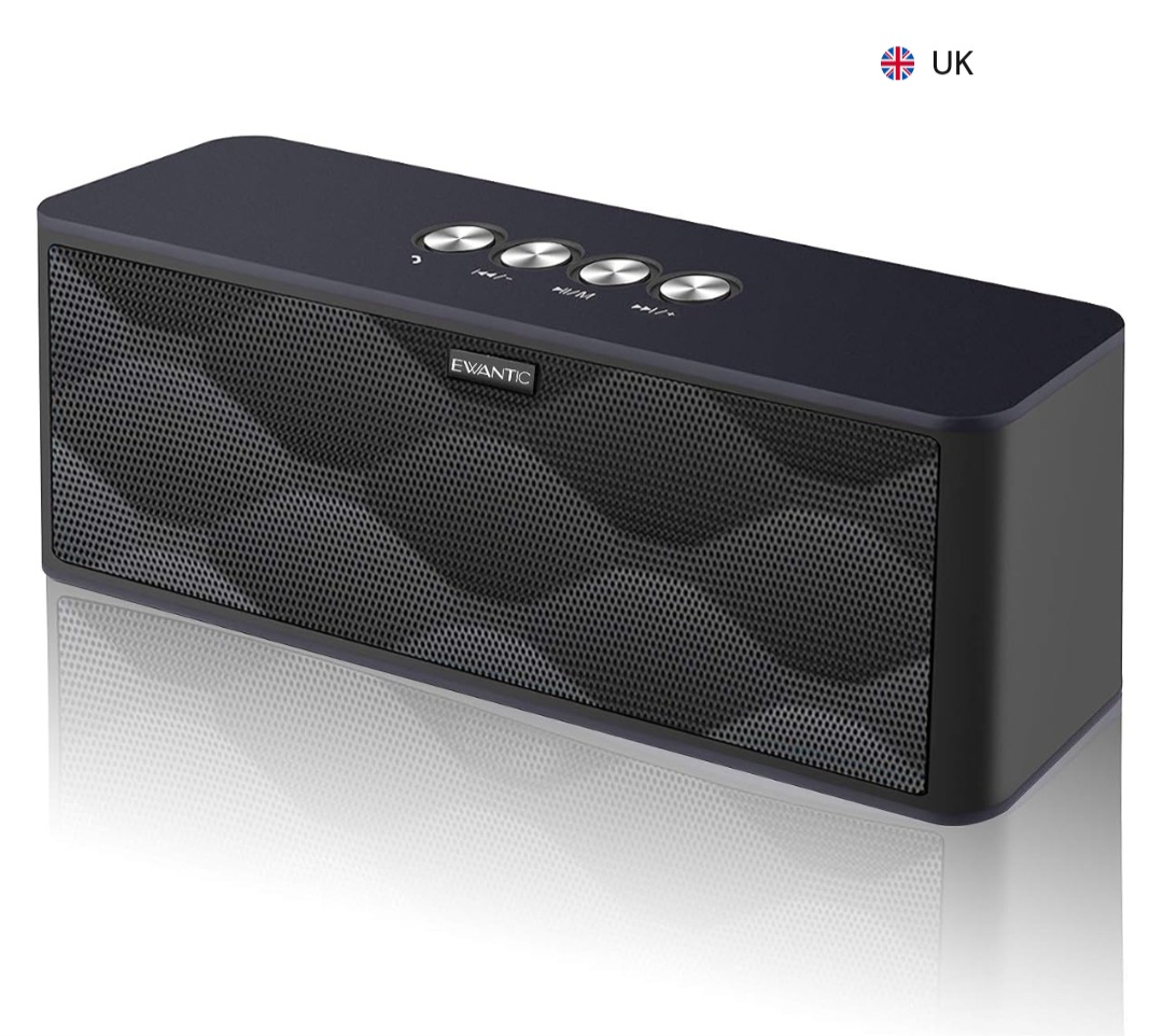 اسپیکر بلوتوثی قابل حمل EWANTIC S9 با توان 12 وات، صدای استریو، بلوتوث 5.0 و 15 ساعت پخش