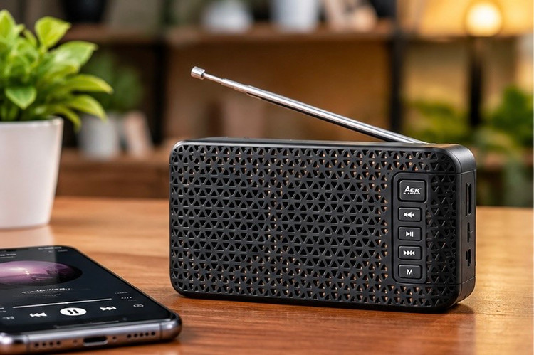 اسپیکر بلوتوثی قابلحمل AEK CYBER با رادیو FM