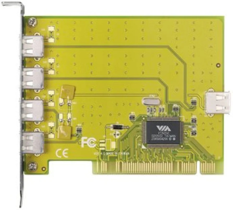 کارت PCI پنج پورت USB 2.0 تراست – توسعهدهنده USB پرسرعت