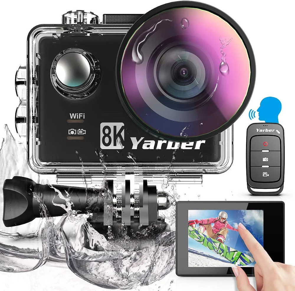 دوربین ورزشی یاربر AR01 مدل Action Cam مشکی