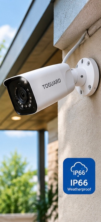 پک کامل دوربین مداربسته ۴ عددی دستگاه DVR ضبط دوربین مداربسته AHD توگارد مدل W204