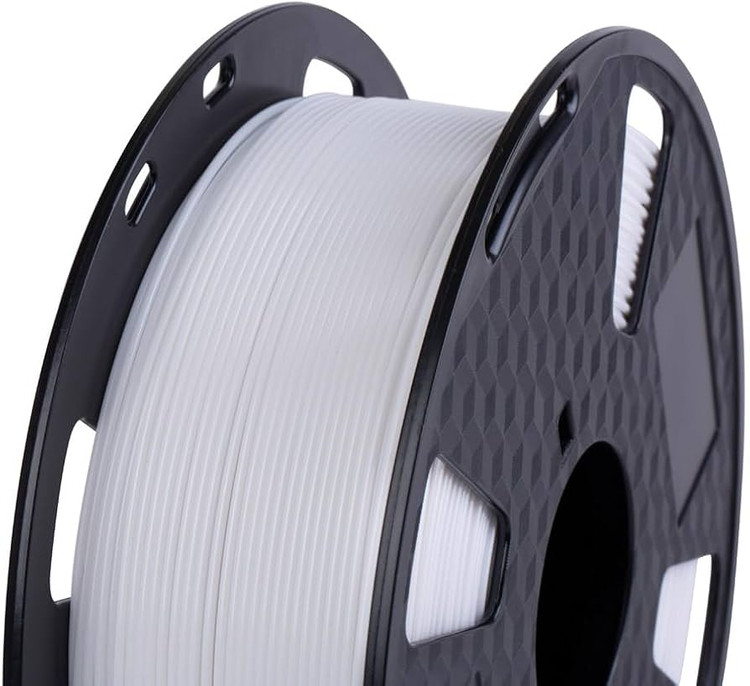 فیلامنت PETG سیسیتریدی CC3D سفید ۱ کیلوگرمی قطر ۱.۷۵ میلیمتر