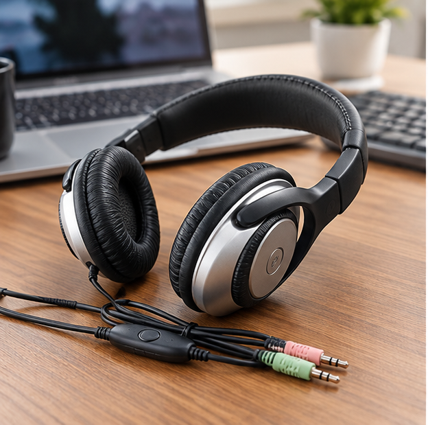 هدست کامپیوتر ویژن Vision مدل SV-512MV Hi-Fi با میکروفون