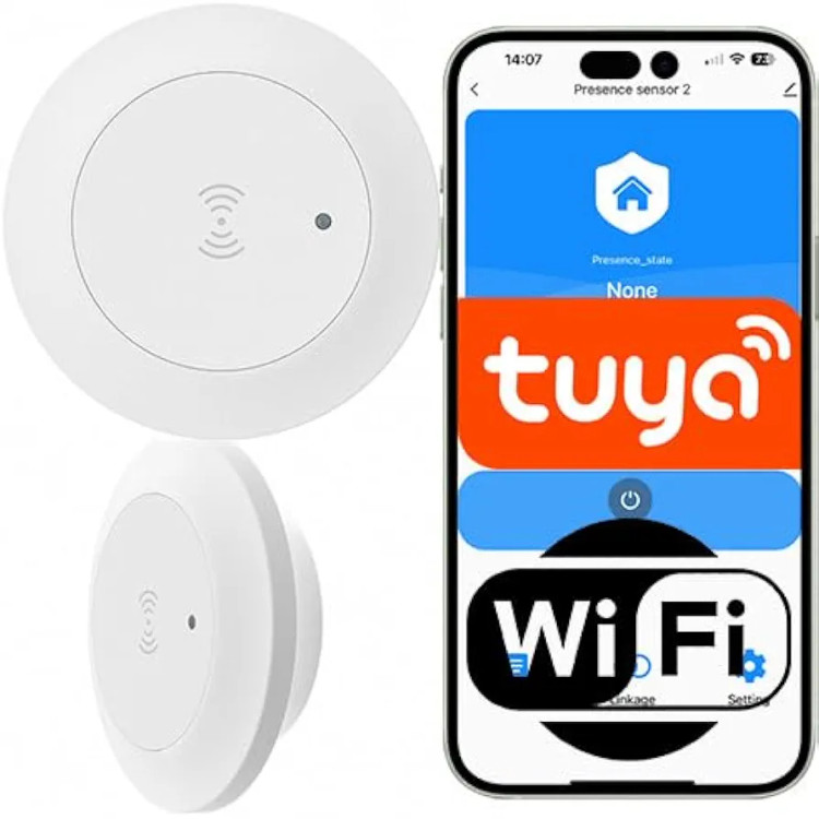 سنسور تشخیص حضور هوشمند WiFi تویا Tuya Smart Life مدل روکار