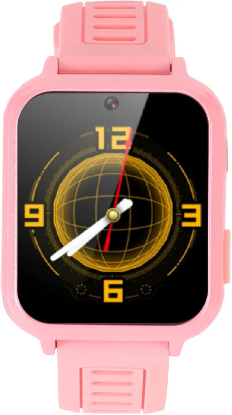 ساعت هوشمند کودک دخترانه مدل Kids Smart Watch با صفحهنمایش ۱.۵۴ اینچی، چراغقوه و ماشین حساب – صورتی