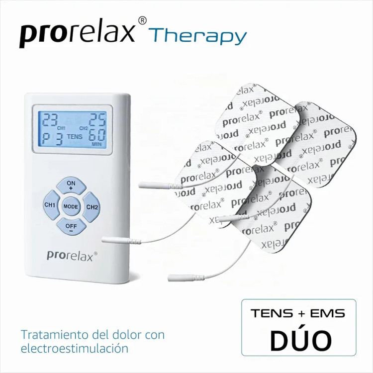 دستگاه تحریک الکتریکی عضلات و تسکین درد Prorelax TENS/EMS Duo