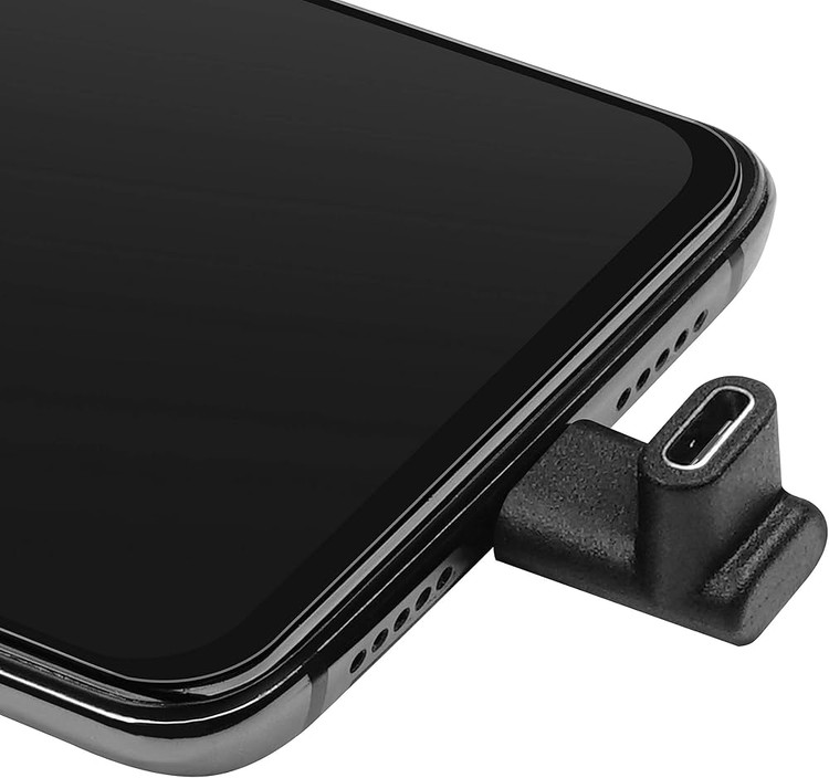 آداپتور ۹۰ درجه USB-C اوبرند Ubrand، تبدیل نر و ماده تایپ C زاویهدار، پک ۲ عددی